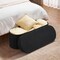Folding Storage Ottoman Bench Teddy Fleece Seat with Lid Hidden Storage 660 lbs